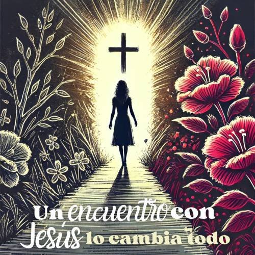 la figura de una mujer caminando en un pasillo